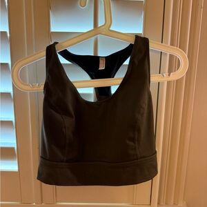 Free people green sports bra size medium